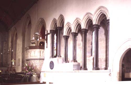 Beaulieu Refectory pulpit