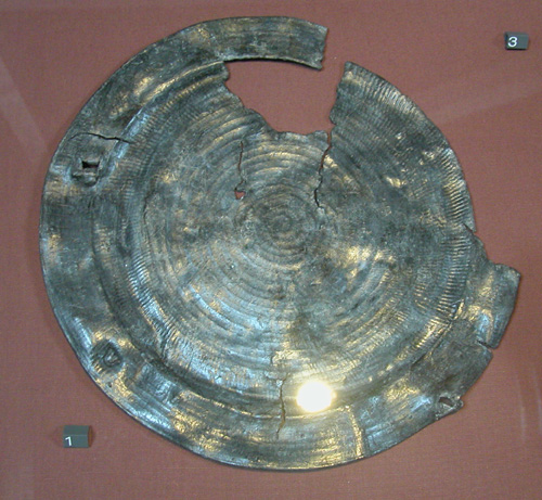 Lead plate from Fountains, perhaps from the abbot's table; c.1500