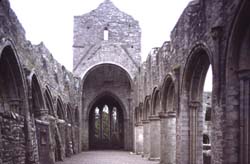 The nave of Boyle Abbey