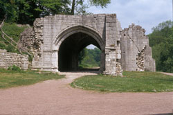 The gatehouse at Roche Abbey
