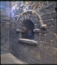 Wall recess at Kirkstall Abbey