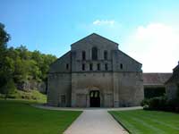 West end of the abbey church at Fontenay