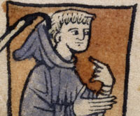 Monk wearing the cowl