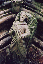 Angel with device of Darnton at Fountains