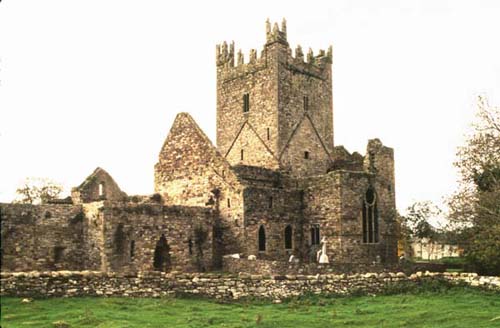 Abbey Church at Jerpoint from the south east