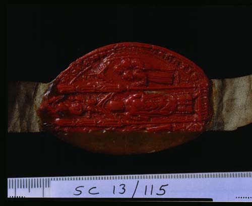 Special Collections. Byland Abbey: seal with counter seal.