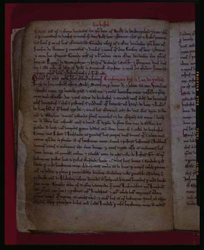 Coucher Book of Kirkstall Abbey (Yorks) - Henry de Lacy's charter