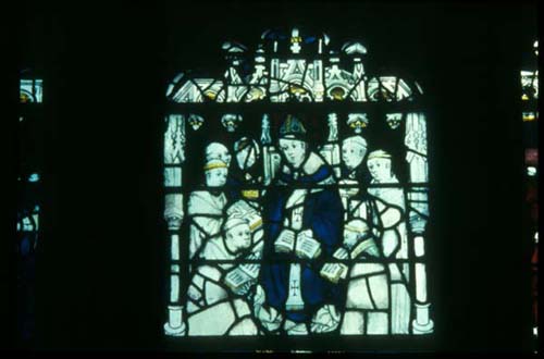 Henry Murdac, installation to the see of York, surrounded by Cistercian monks