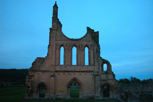 The west front of Byland Abbey