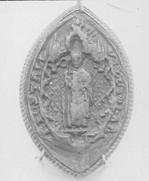 Seal. See Charles Clay (1928) 'The seals of the Religious Houses of Yorkshire', Archaeologia 78, 1-36. Pl.V, no.8