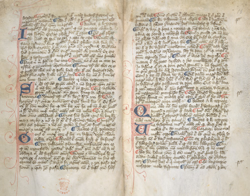 Fourteenth century notebook of Thomas, an Oxford
              Cistercian