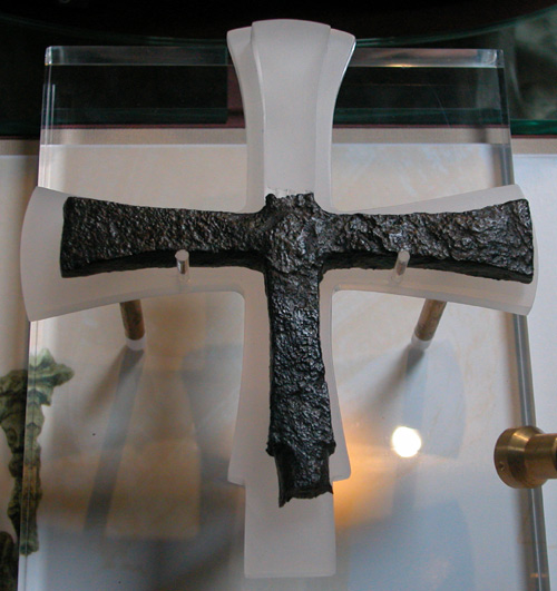 Fragment of altar cross from Fountains Abbey,
              c.1175