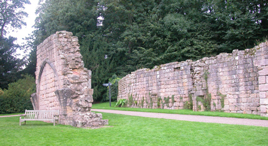 The remains of the inner gate at Fountains