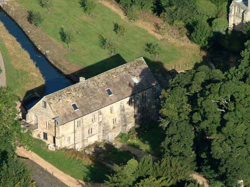 Ariel photograph of the Mill at Fountains Abbey