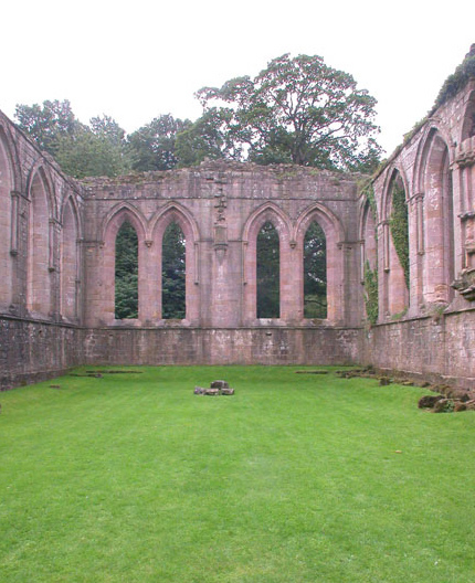 The refectory at Fountains Abbey