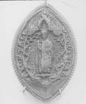 Image of an abbot on a seal