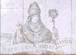 Victorian tile showing Abbot Stephen Harding