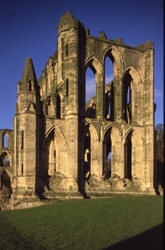 Remains of the east end of the abbey church at Rievaulx 