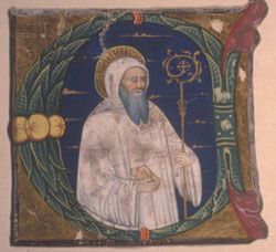St Bernard with abbot's staff and book © Walters Arts MuseumSt Bernard with abbot's staff and book © Walters Arts Museum