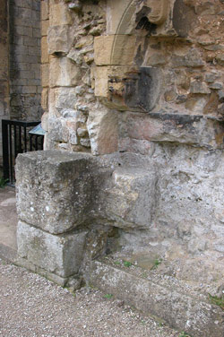 Stone lavers in the cloister at Rievaulx