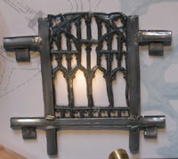Lead ventilator grille from Fountains abbey