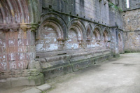 The lavatorium in the cloister at Fountains